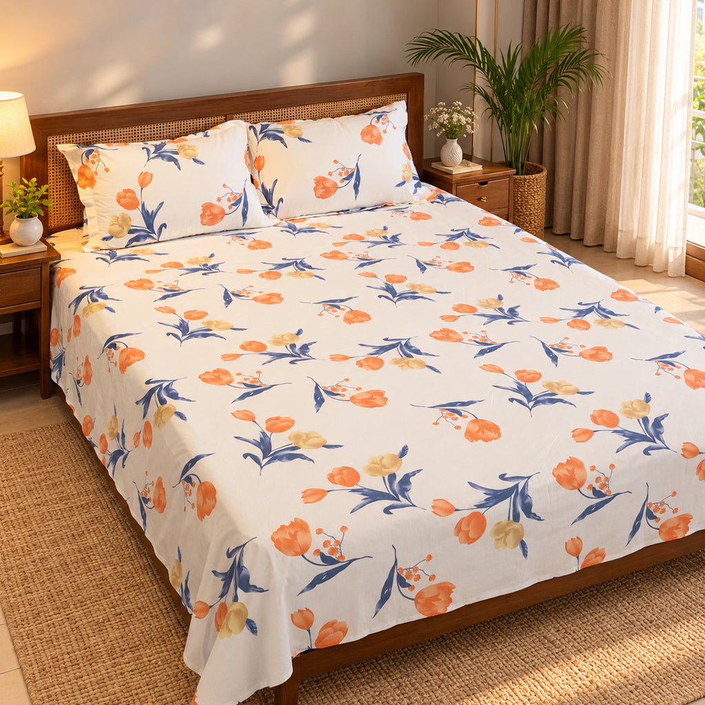 Cheery Tulip Bedsheet - Series 2