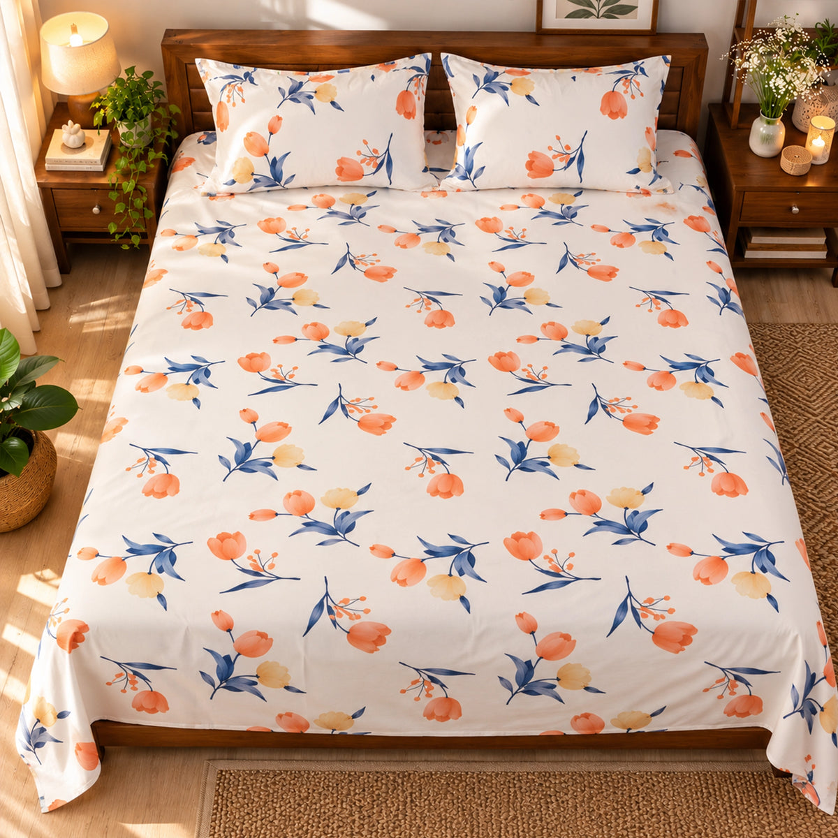 Cheery Tulip Bedsheet - Series 2