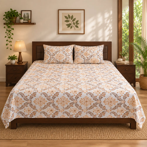 Cheery Floral and Royal Bloom Bedsheet